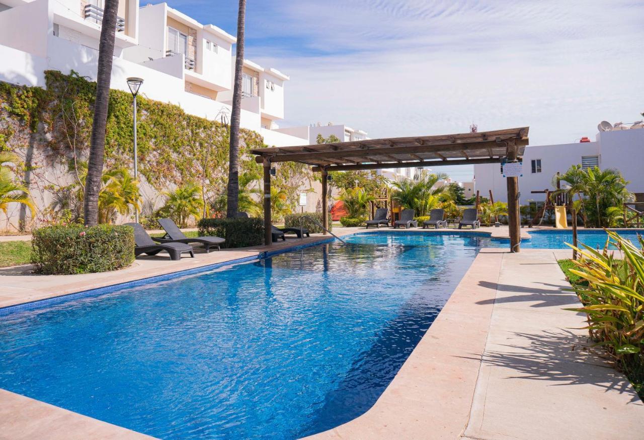 فيلا Casa En Privada Frente A La Playa Con Alberca! ماساتلان المظهر الخارجي الصورة