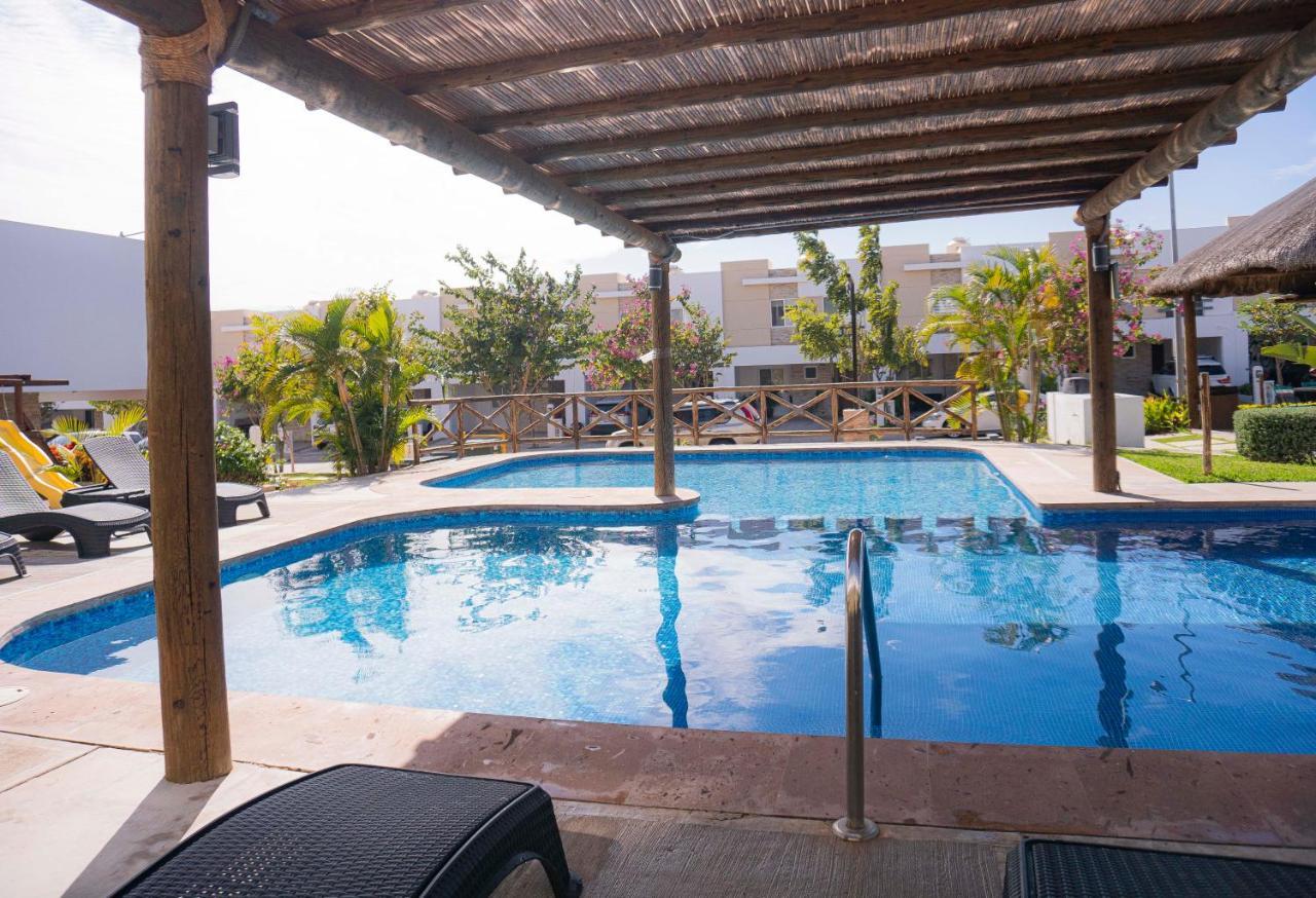 فيلا Casa En Privada Frente A La Playa Con Alberca! ماساتلان المظهر الخارجي الصورة