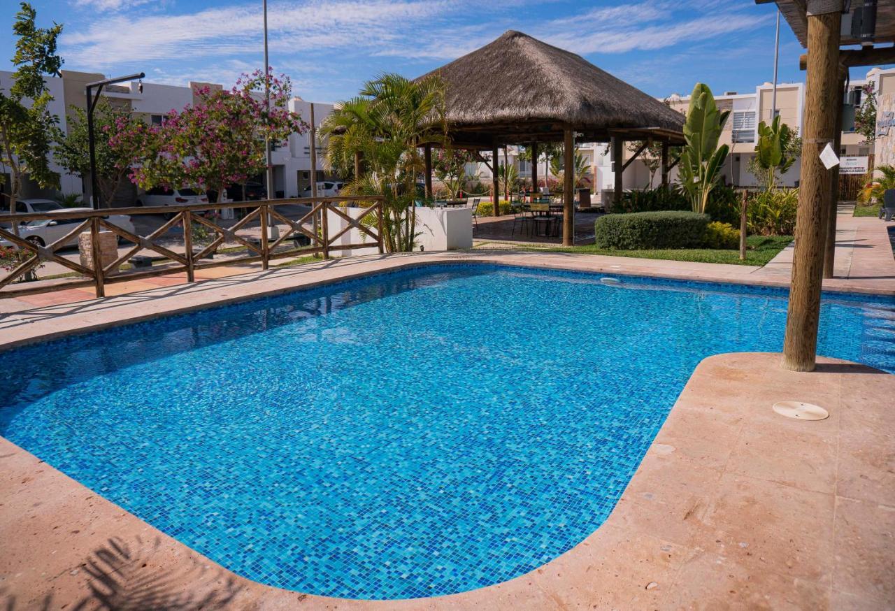 فيلا Casa En Privada Frente A La Playa Con Alberca! ماساتلان المظهر الخارجي الصورة